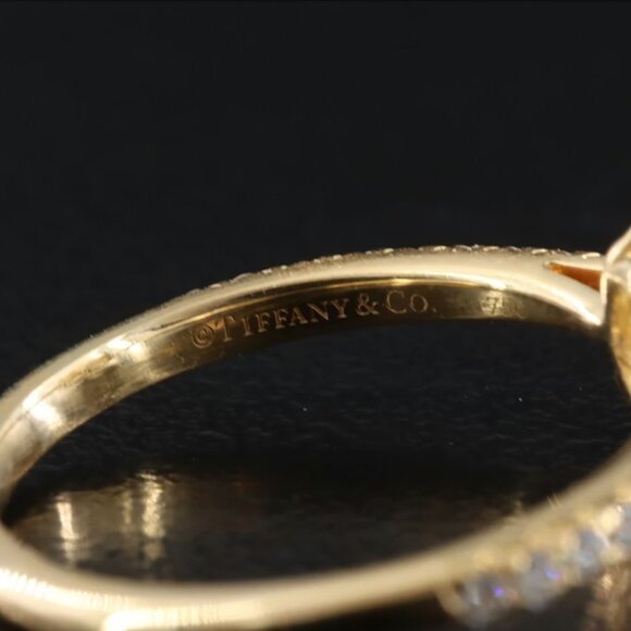 Tiffany & Co. Novo 18K 1.21 CTW IF Fancy Yellow Diamond Engagement Ring - Picture 8 of 12